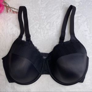 Bali Bra Black with lace detail Size 38D